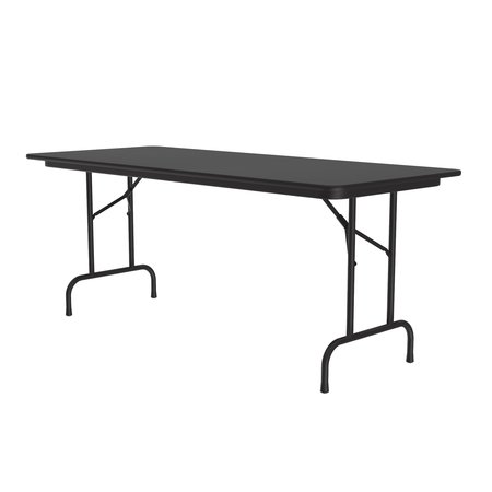 CORRELL CF TFL Folding Tables 30x96  Black Granite CF3096TF-07